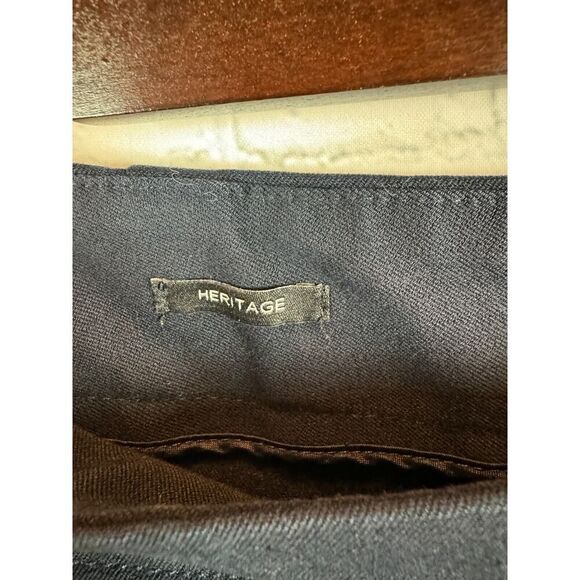 TALBOTS PETITES Heritage dark blue straight chino pants size 10P - Picture 4 of 7